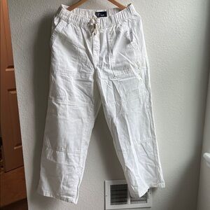 Gap wide leg new off white pants